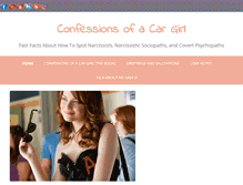 Tablet Screenshot of confessionsofacargirl.com
